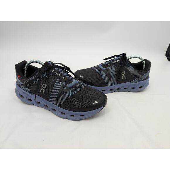 On Cloudgo Men's Comfort Sneaker in Black/Shale Blue Running US 11 - 55.98395 ** - Picture 1 of 9